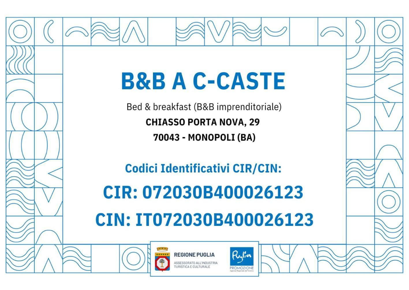 B&B A C-Caste 莫诺波利 外观 照片